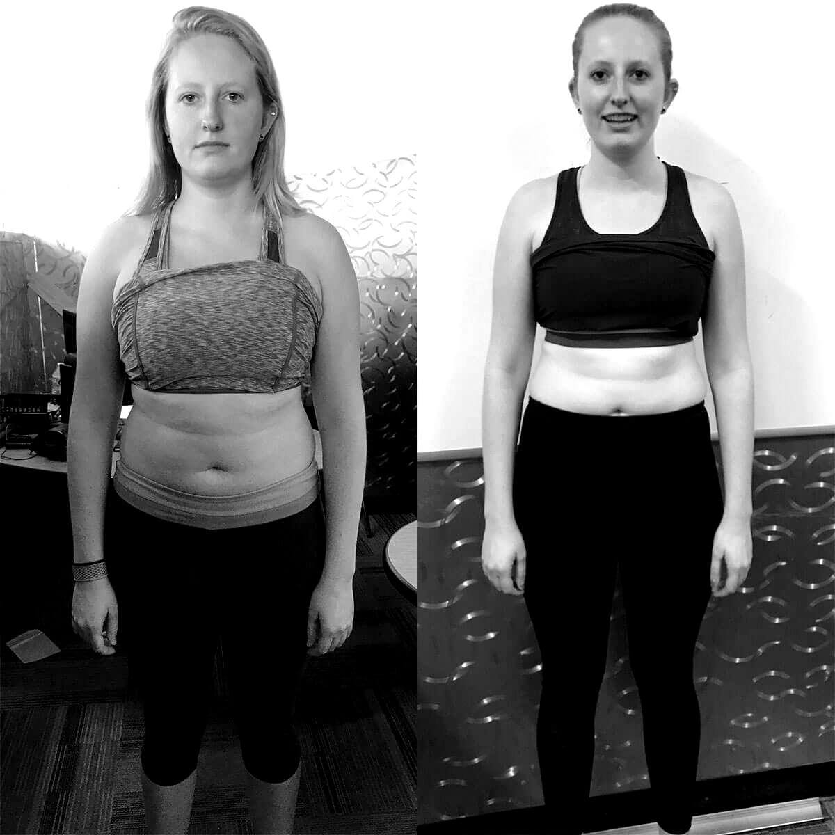 Beast Body Fit: Before & After B&W