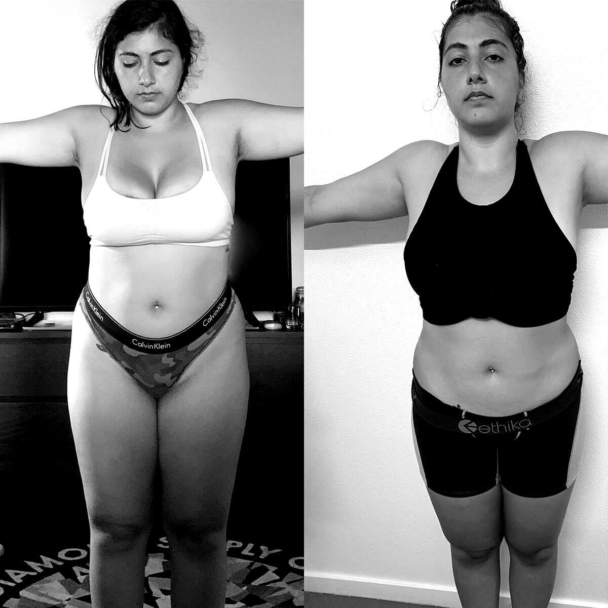 Beast Body Fit: Before & After B&W