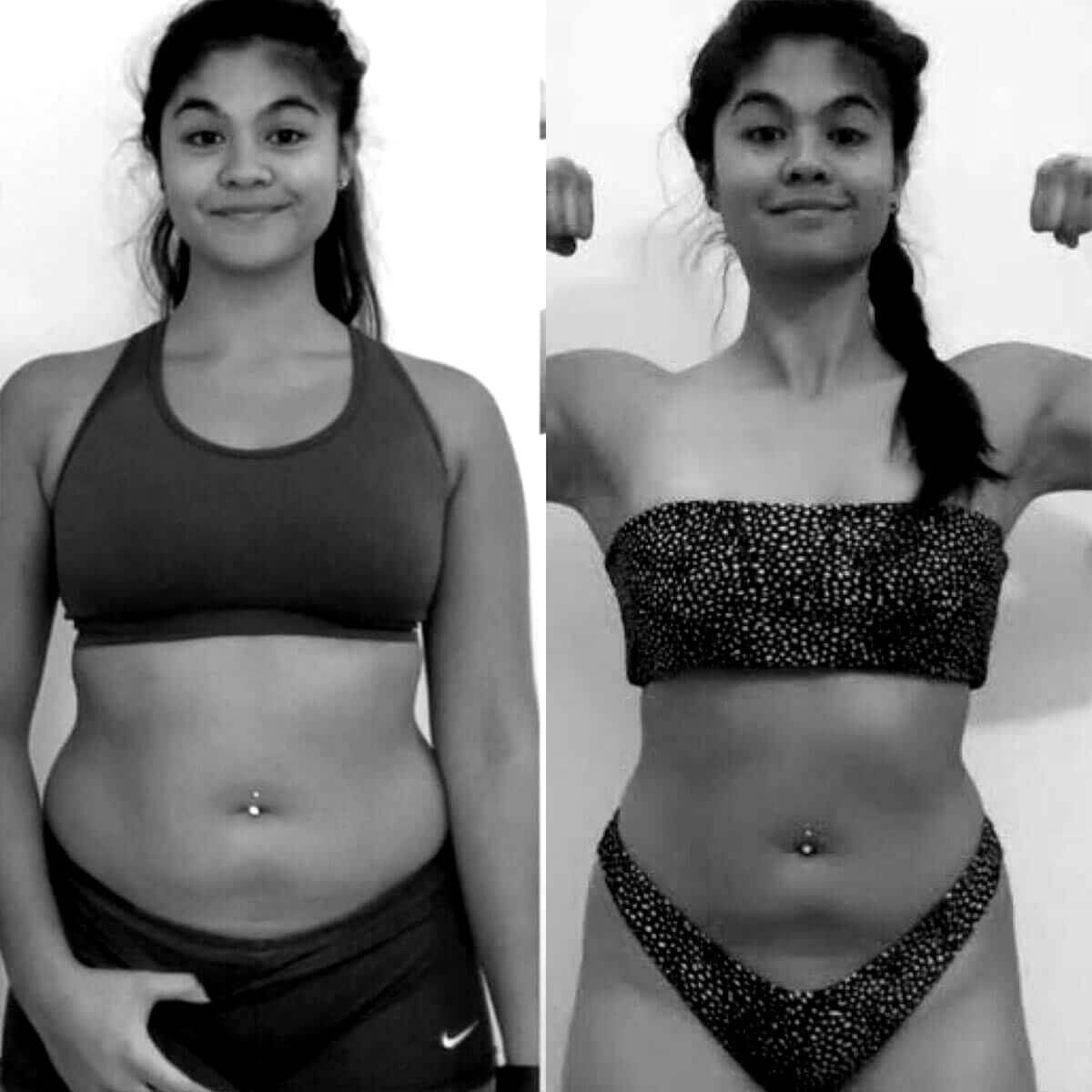Beast Body Fit: Before & After B&W