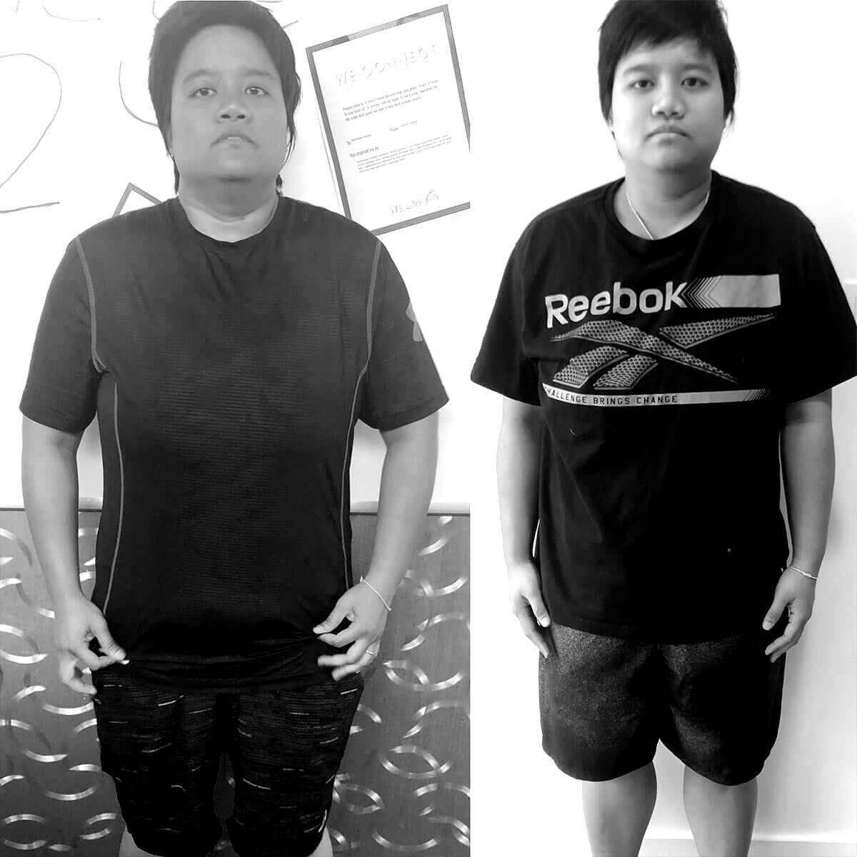 Beast Body Fit: Before & After B&W