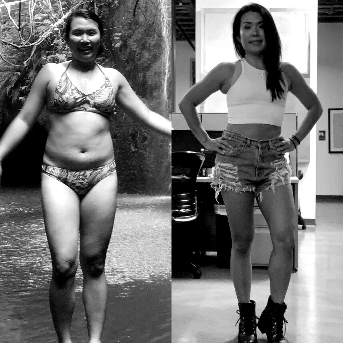 Beast Body Fit: Before & After B&W