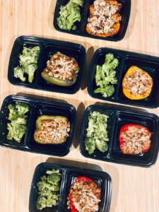 Lean Ground Turkey Stuffed Bell Pepper-03